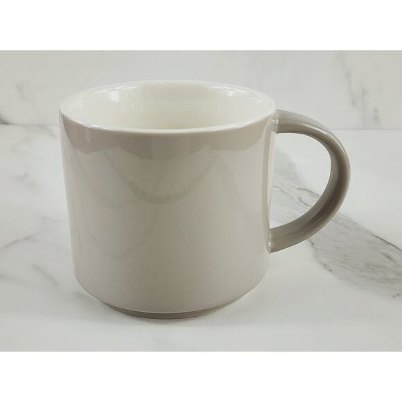 Starbucks Coffee Mug Tea Cup 14oz Light Brown 2013 Drinkware Stackable 4 3/4" - Picture 6 of 16